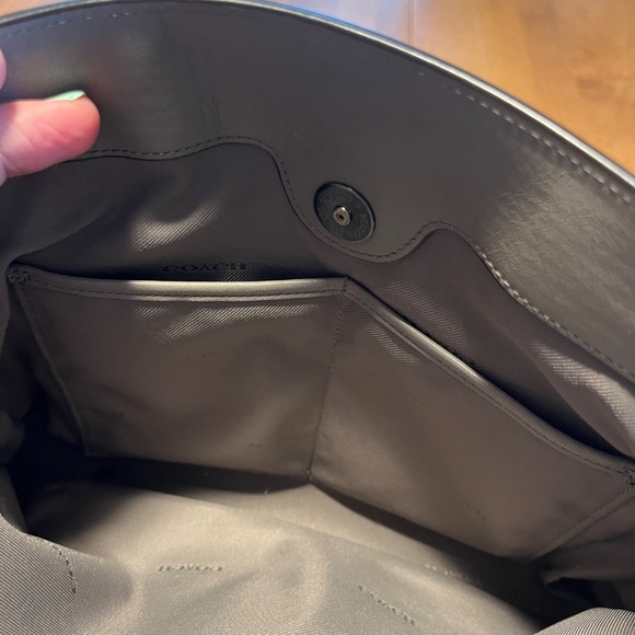 Authentic Grey Coach Medium Swagger Bag - Picture 6 of 16